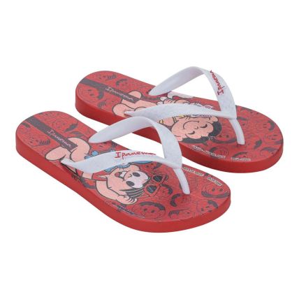 Chinelo Infantil Ipanema Turma Da Mônica 26790 - Vermelho/branco (Br671) - Atacado
