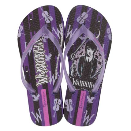 Chinelo Infantil Ipanema Wandinha 27178 - Roxo/preto/lilas (Au568) - Atacado