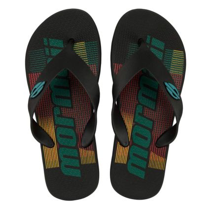 Chinelo Infantil Mormaii Tropical II 12193 - Preto/preto/verde (Br580) - Atacado