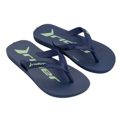 Chinelo Infantil Rider Feel Dedo 12372 - Azul/verde (Bk731) - Atacado