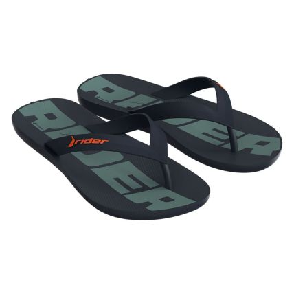 Chinelo Infantil Rider Feel Dedo 12372 - Cinza/cinza/verde (Bx742) - Atacado