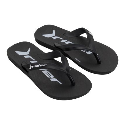 Chinelo Infantil Rider Feel Dedo 12372 - Preto/branco (Bk729) - Atacado