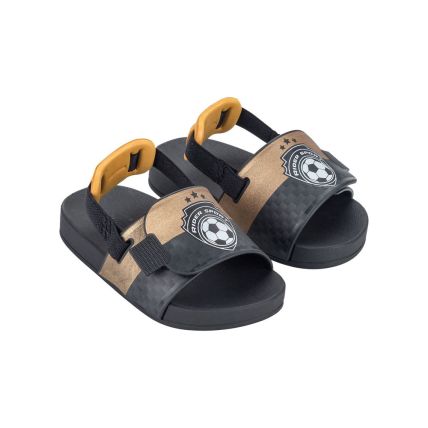 Chinelo Infantil Rider Full 86 Ii Slide 12278 - Preto/amarelo (Ay051) - Atacado