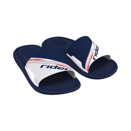 Chinelo Infantil Rider Step Slide 12223 - Azul/branco (Ax989) - Atacado