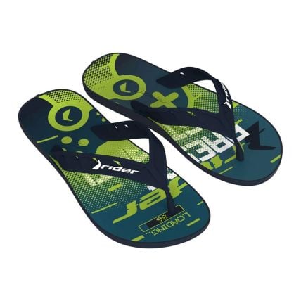 Chinelo Infantil Rider Street Joy Dedo 11768 - Azul/azul Escuro/verde (Bm296) - Atacado