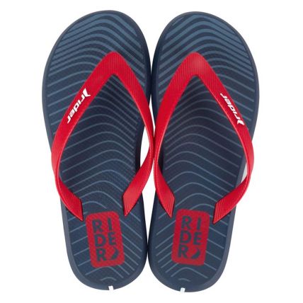 Chinelo Masculina Rider R1 Style 11818 - Azul/vermelho (Ar170) - Atacado