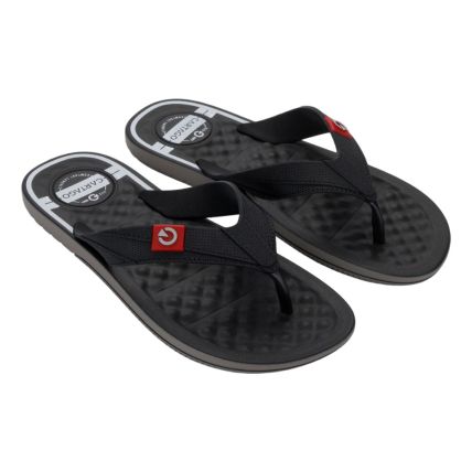 Chinelo Masculino Cartago Arizona Dedo 12212 - Preto/preto/cinza (Bl205) - Atacado
