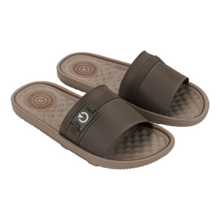 Chinelo Masculino Cartago Arizona Gáspea 12393 - Bege/marrom/verde (Bd284) - Atacado