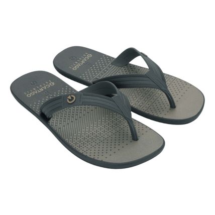 Chinelo Masculino Cartago Atlanta II 12432 - Cinza/cinza/bege (Bp307) - Atacado