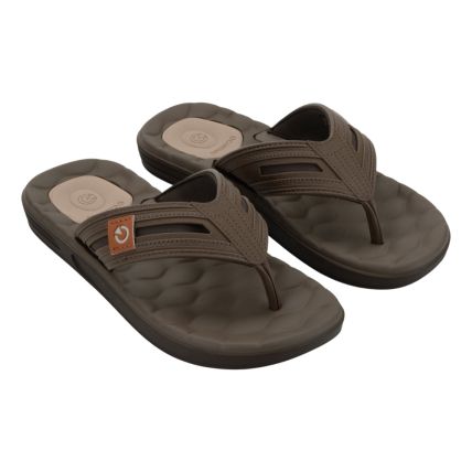 Chinelo Masculino Cartago Egeu Iv 12530 - Branco/azul/marrom (Bs989) - Atacado