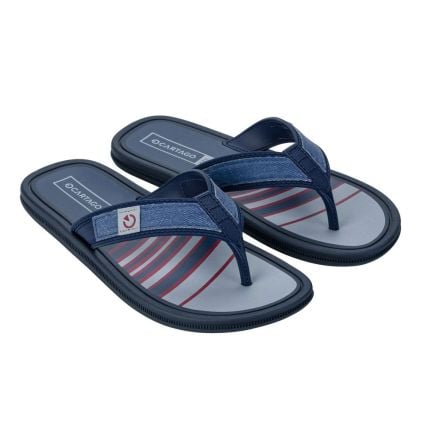 Chinelo Masculino Cartago Maiorca Esse 11326 - (02105) - Azul/cinza/vermelho (Bh981) - Atacado