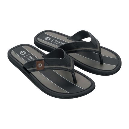 Chinelo Masculino Cartago Maiorca Iii 12571 - Cinza/preto (Bt488) - Atacado