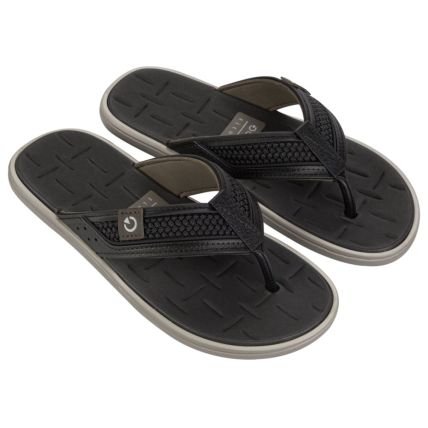 chinelo-masculino-cartago-malta-v-dedo-12229-cinza-preto-ar261-atacado-3164