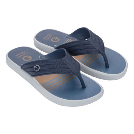 Chinelo Masculino Cartago Montreal Dedo 11729 - Cinza/azul/castor (Bt756) - Atacado