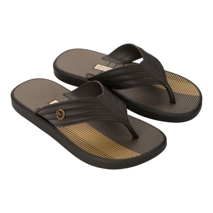 Chinelo Masculino Cartago Montreal Dedo 11729 - Marrom/marrom/bege (Bi162) - Atacado