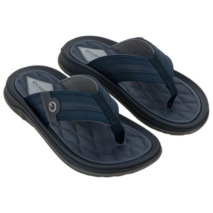 Chinelo Masculino Cartago Santorini Vii 12403 - (02105) - Cinza/azul (Bj571) - Atacado