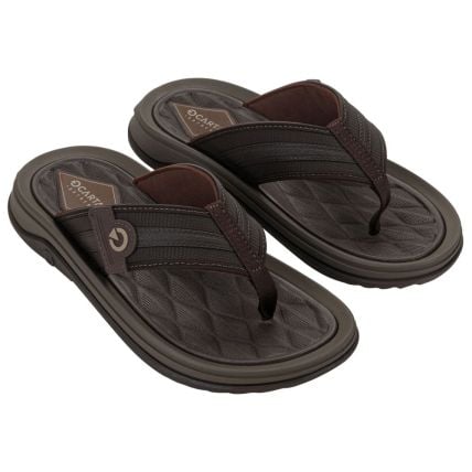 Chinelo Masculino Cartago Santorini Vii 12403 - (02105) - Marrom/marrom (Bk664) - Atacado