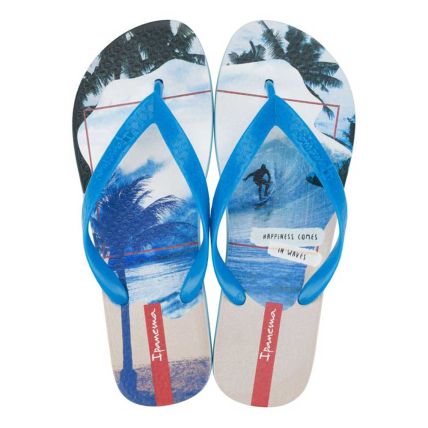 Chinelo Masculino Ipanema Urbana 25373  - Azul/azul/bege (At868) - Atacado