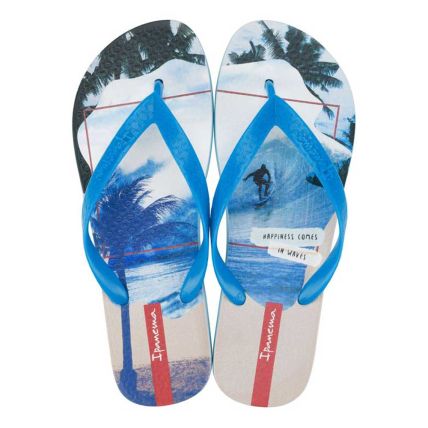 Chinelo Masculino Ipanema Urbana 25373 - Azul/azul/bege (At868) - Atacado