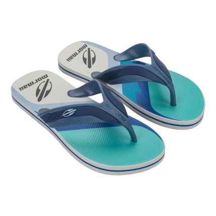 Chinelo Masculino Mormaii Neocycle III Dedo 12304 - Bege/azul/azul (Bl863) - Atacado