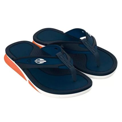 Chinelo Masculino Mormaii Swap Iii Dedo 12513 - (02105) - Branco/azul/laranja (Bp749) - Atacado