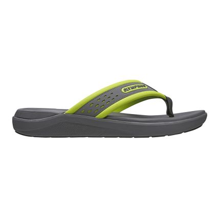 Chinelo Masculino Olympikus 921 - Cinza Escuro/avocado - Atacado