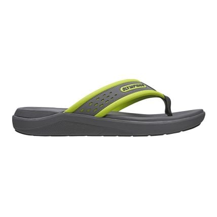 Chinelo Masculino Olympikus 921 - Cinza Escuro/Avocado - Atacado