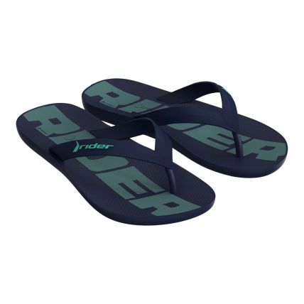 Chinelo Masculino Rider Feel 12303 - Azul/verde (Bw649) - Atacado