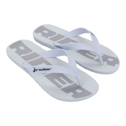 Chinelo Masculino Rider Feel 12303 - Branco/branco/cinza (Bv627) - Atacado