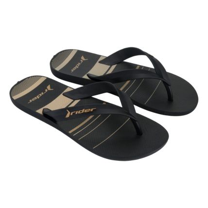 Chinelo Masculino Rider Feel Urban 12318 - Preto/preto/bge (Bq270) - Atacado