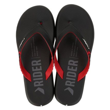 Chinelo Masculino Rider R1 Prime Dedo 12438 - (02105) - Preto/vermelho (Bi120) - Atacado