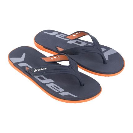Chinelo Masculino Rider Rw Dedo 12224  - Laranja/azul/branco (Au544) - Atacado