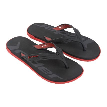 Chinelo Masculino Rider Rw Dedo 12224  - Vermelho/preto/grafite (Au541) - Atacado1