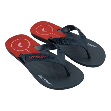 Chinelo Masculino Rider Street Duo Sport 12624 - Azul/vermelho (Bw755) - Atacado