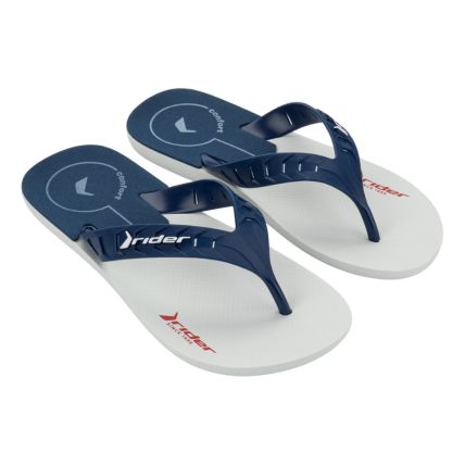 Chinelo Masculino Rider Street Duo Sport 12624 - Branco/azul (Bw200) - Atacado