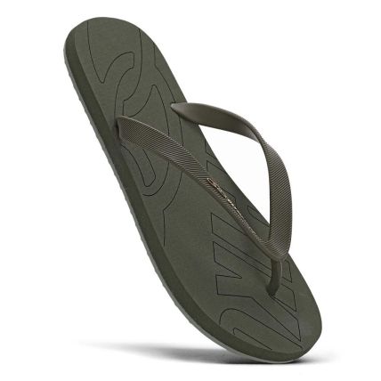 Chinelo Olympikus Livre - (6 Pares) 37 Ao 44 - Verde Militar - Atacado
