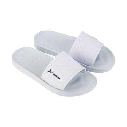  Chinelo Rider Street Slide 11592 - Branco/branco/preto - Atacado