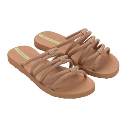 Chinelo Slide Feminino Ipanema Diversa 27237 - Nude/amarelo (Bg819) - Atacado