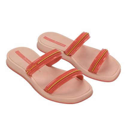 Chinelo Slide Infantil Ipanema Glow 27401 - (04043) - Bege/laranja/dourado (Bs221) - Atacado