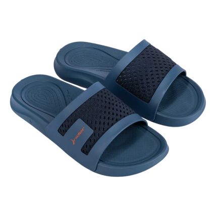 Chinelo Slide Masculino Rider Smasd V 12568 - Azul/azul/laranja (Bu416) - Atacado