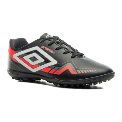 Chuteira Masculina Umbro Prisma Society U01fb00143 - Preto/branco/coral - Atacado