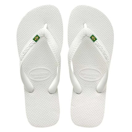 Chinelo Masculino Havaianas Brasil - 35-36 - Branco (0001) - Atacado