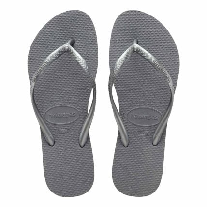 Chinelo Havaianas Slim  - 33/34 - Cinza Aço - Atacado