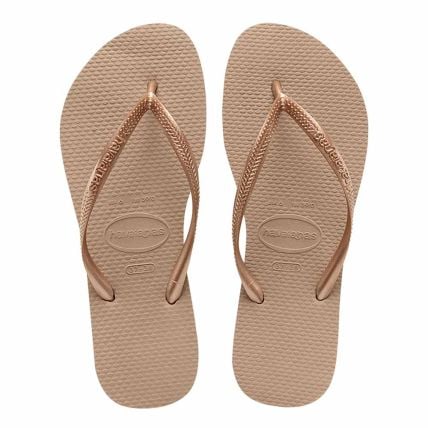 Chinelo Havaianas Slim - 39/40 - Rose Gold