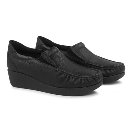 Mocassim Feminino Usaflex 5743pl - (9 Pares) - Preto - Atacado