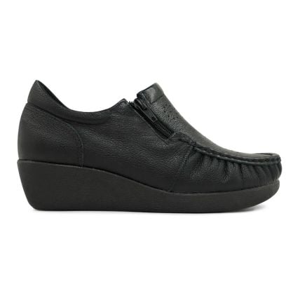 Mocassim Feminino Usaflex 5766pl - (9 Pares) - Preto - Atacado