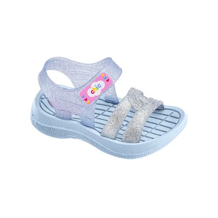 Papete Baby Frad 2142 - Azul/jeans Max Glitter Prata - Atacado