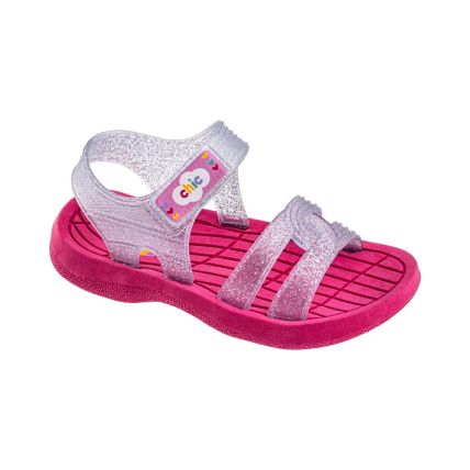 Papete Infantil Frad 2131 - Pink/max Glitter Prata - Atacado