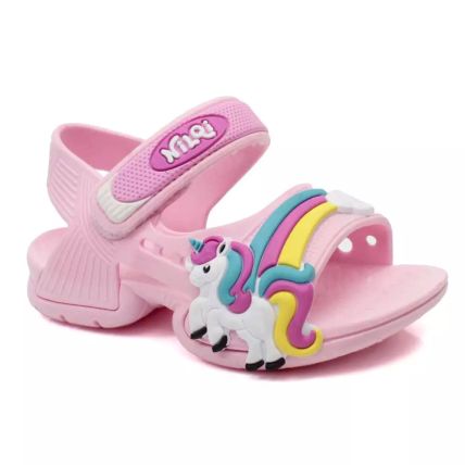 Papete Infantil Nilqi 150.1.1 - Rosa/arco Iris - Atacado