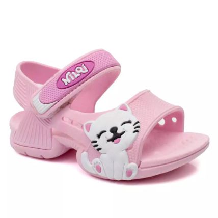 Papete Infantil Nilqi 150.2.1 - Rosa/gatinha - Atacado